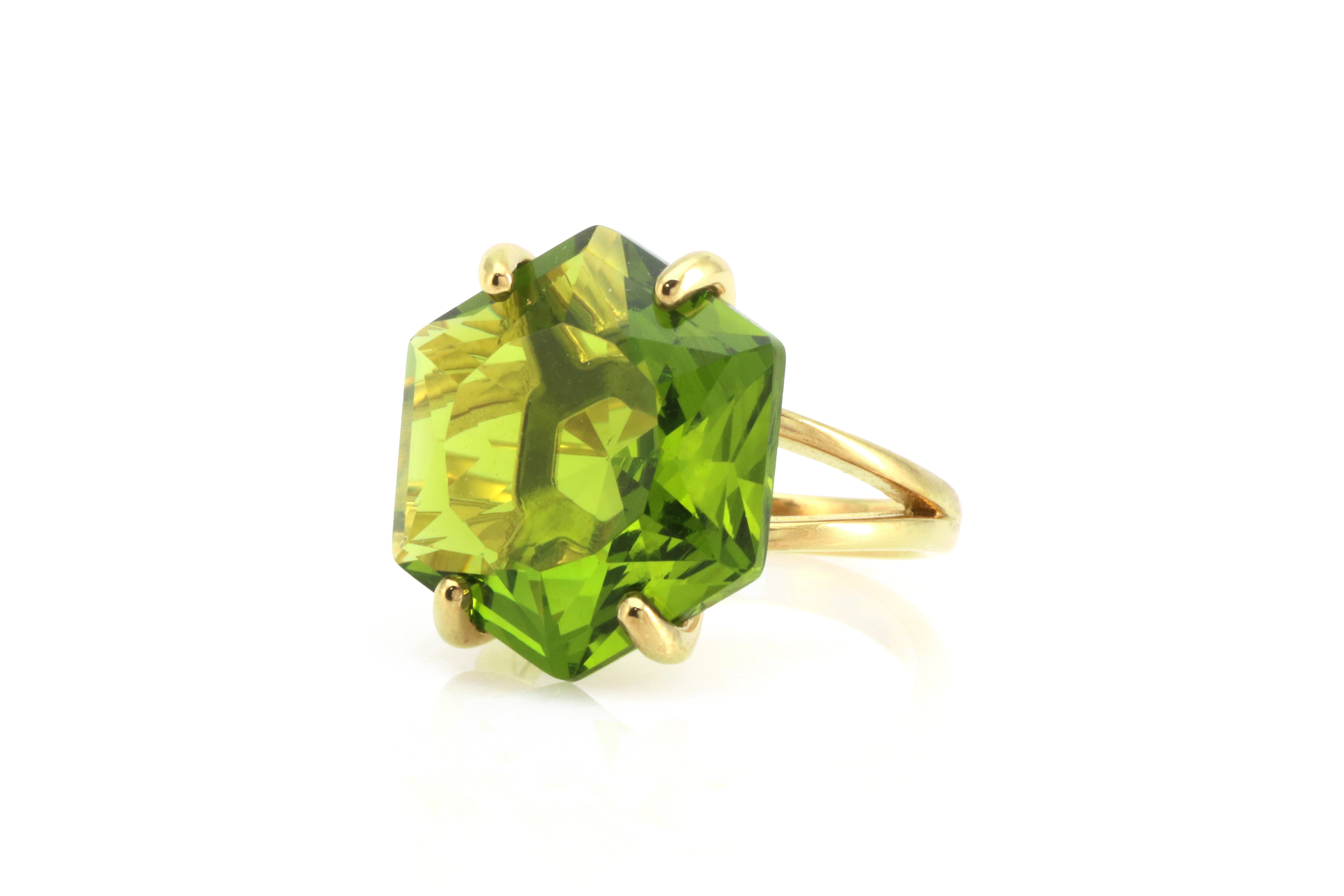 Hotsell Pyrite & Peridot in 14k gold filled